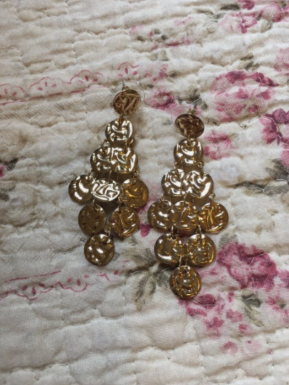 Goldtone Chandelier/Dangle Earrings